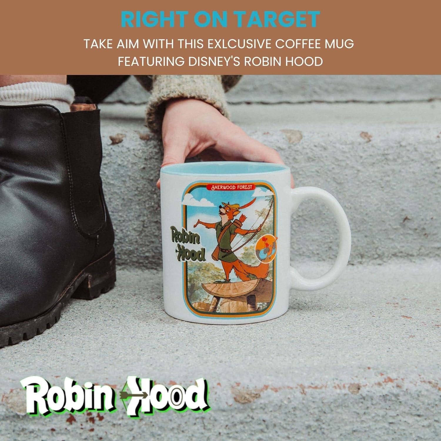 Taza de Cerámica Disney Robin Hood 590 ml Grande Retro