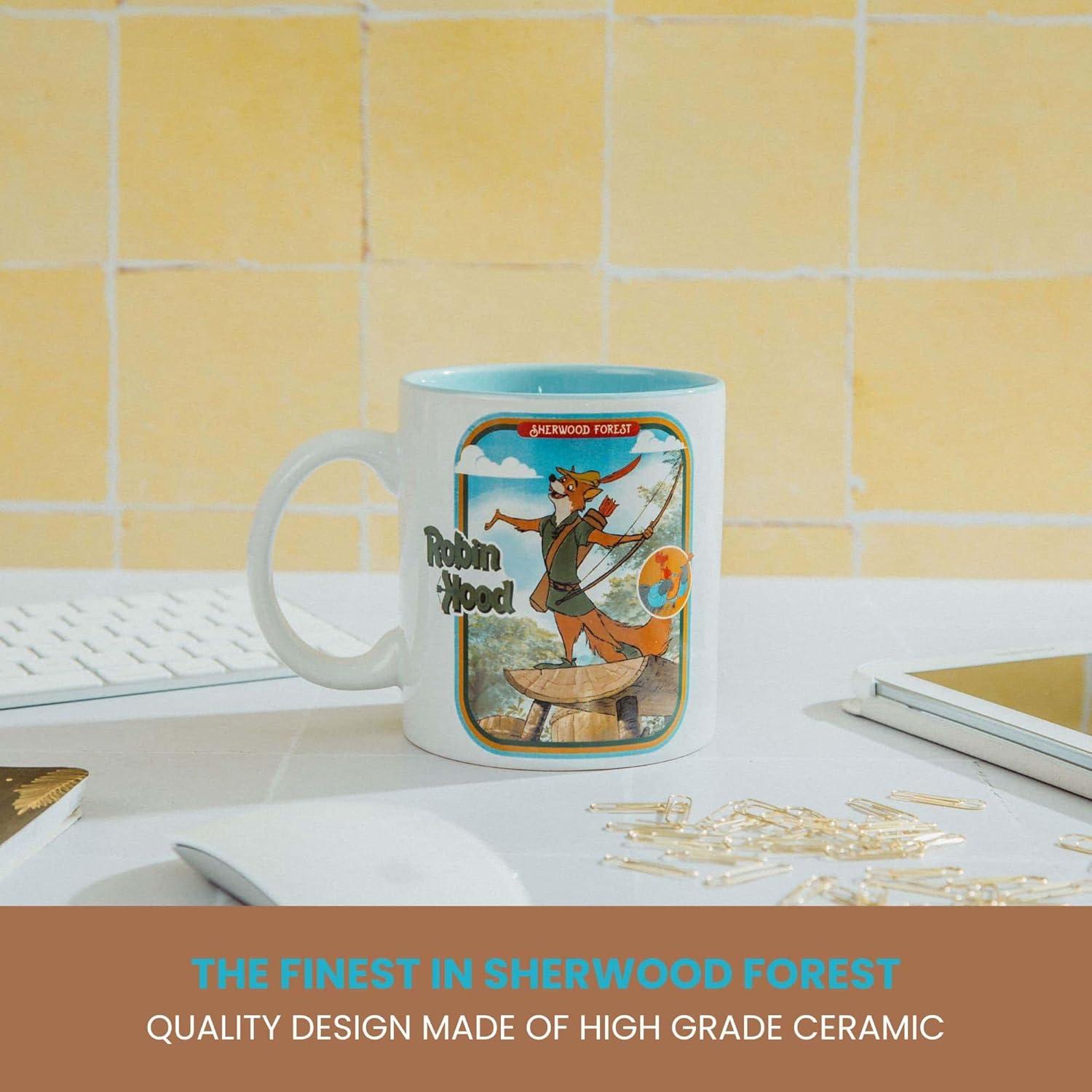 Taza de Cerámica Disney Robin Hood 590 ml Grande Retro