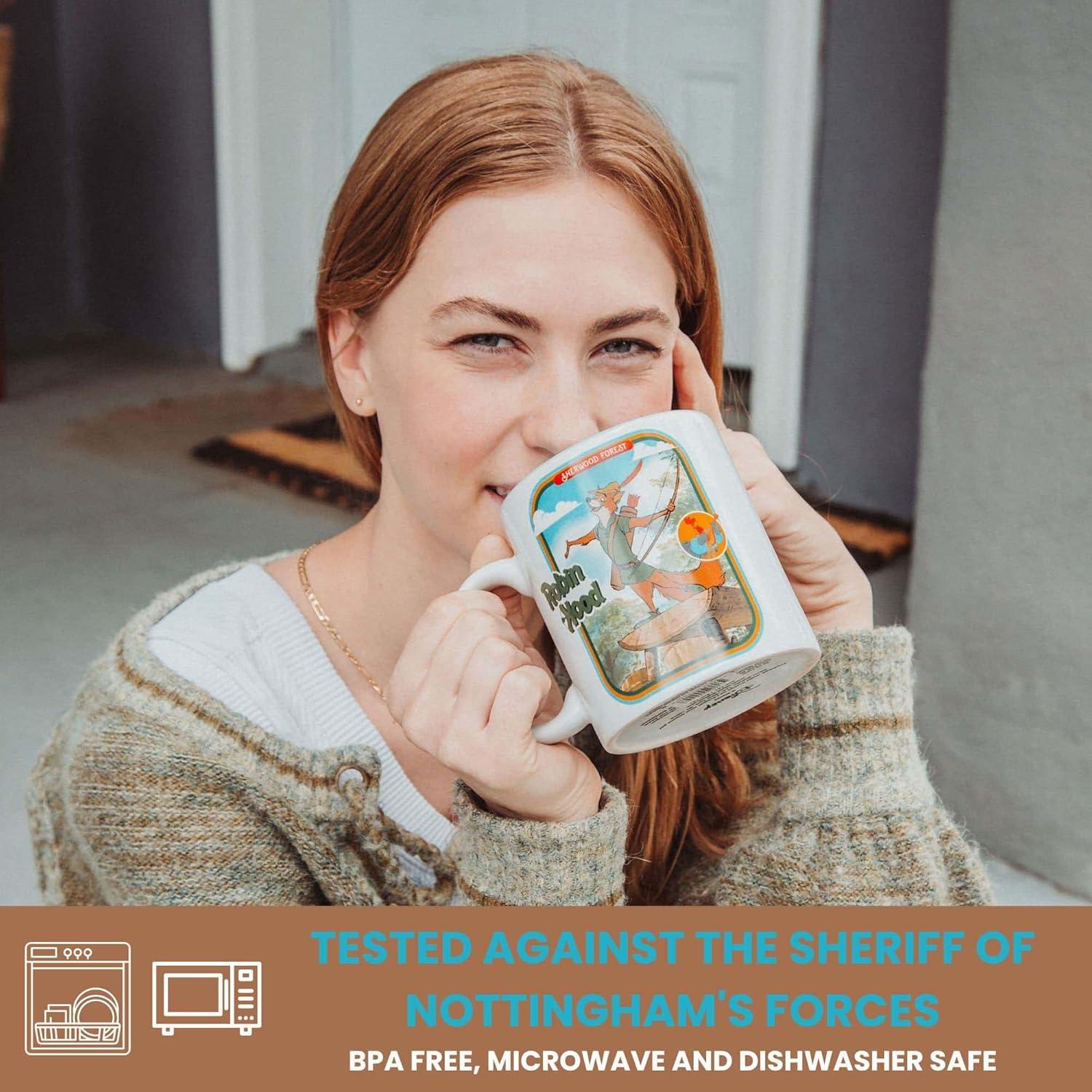 Taza de Cerámica Disney Robin Hood 590 ml Grande Retro