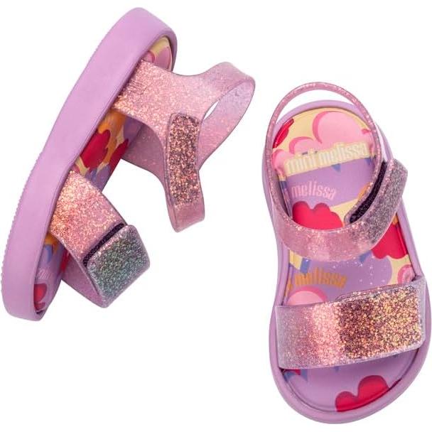 Sandalias Mini Melissa Jump para Niños - Lila Brillante