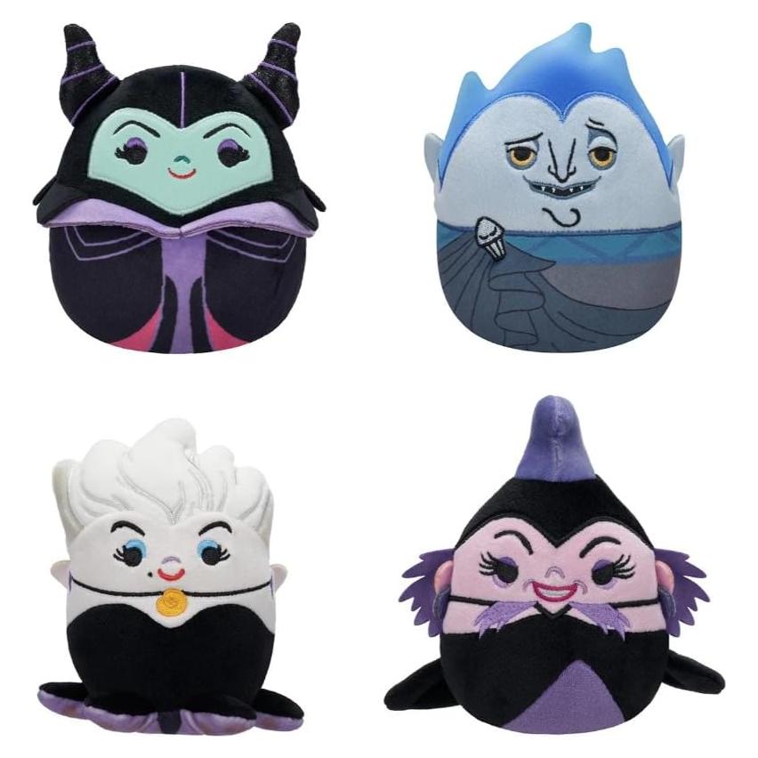 Squishmallows Villanos Disney 10cm - Hades, Malefica, Ursula, Yzma