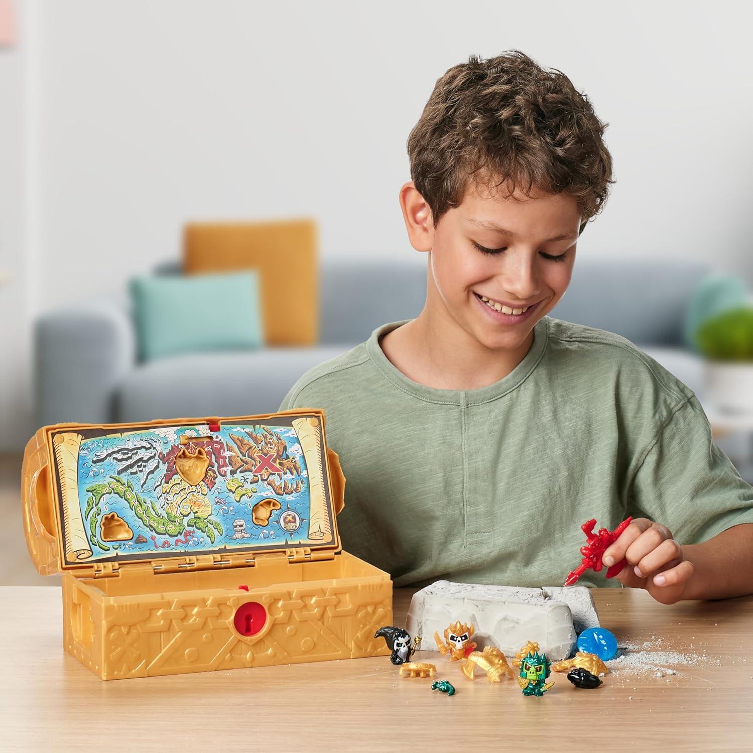 Cofre del Tesoro Misterioso Treasure X Tierras Perdidas 25 Sorprensas