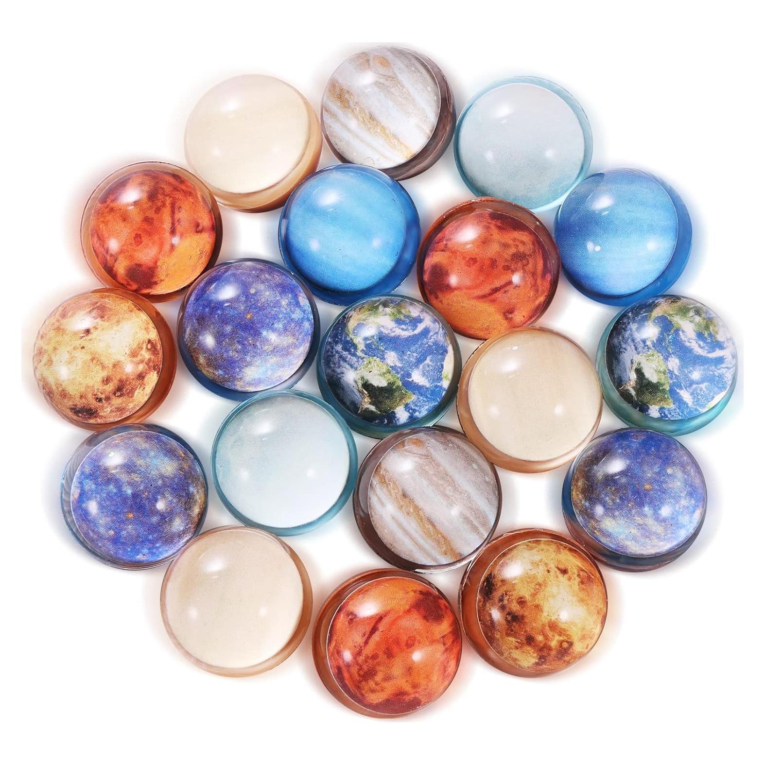 Pelotas Saltarinas de Planetas Pllieay 24pcs 32mm para Fiestas