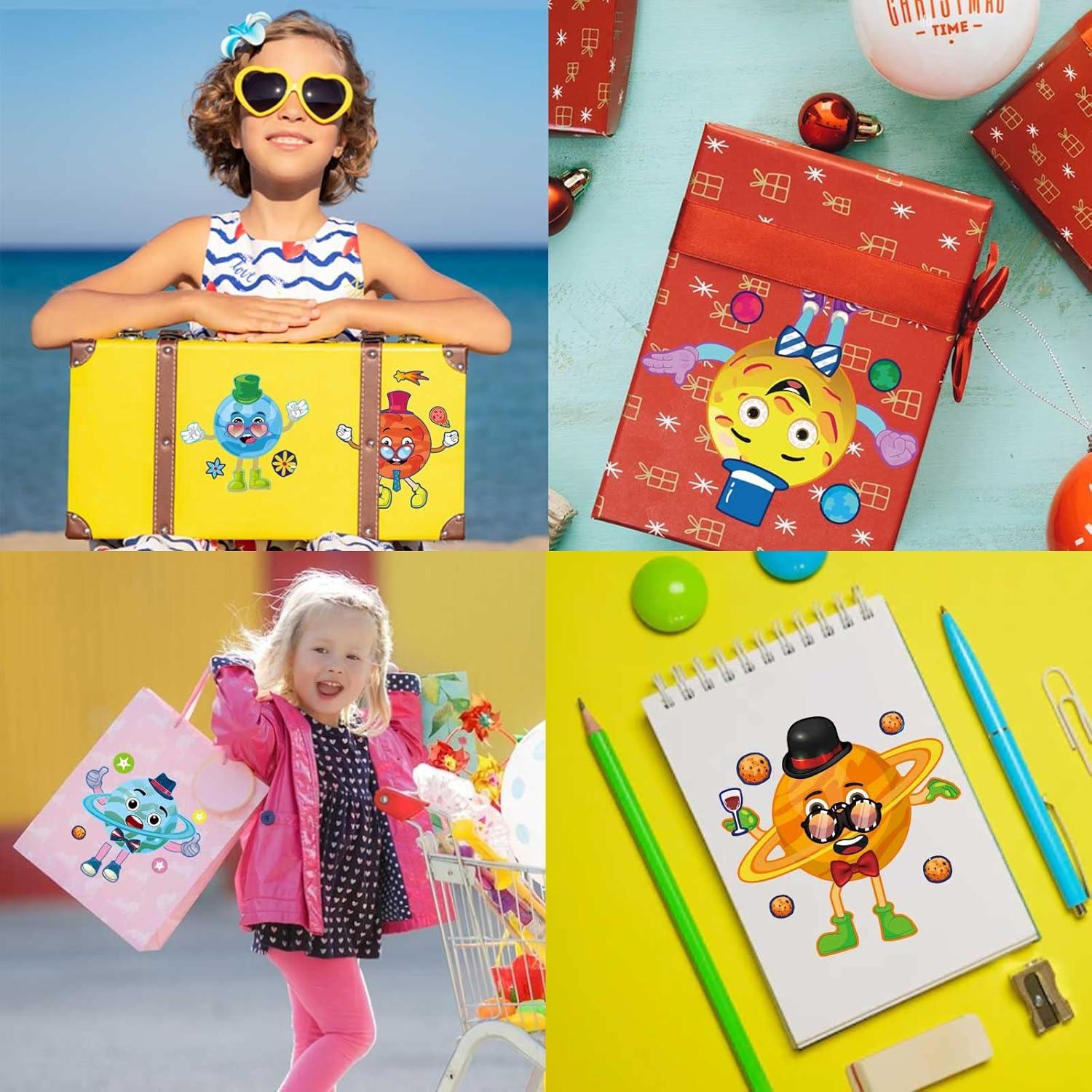 27 Hojas de Stickers Espaciales DUJAA para Niños - Sistema Solar