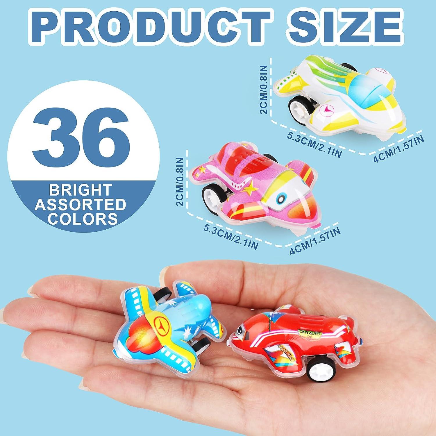 Set de 36 Mini Aviones de Retroceso Hooqict para Niños