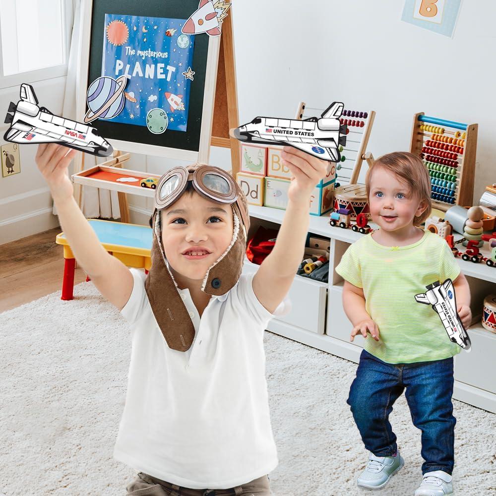 Set de 24 Planeadores Espaciales ArtCreativity - Juguetes Voladores de Espuma