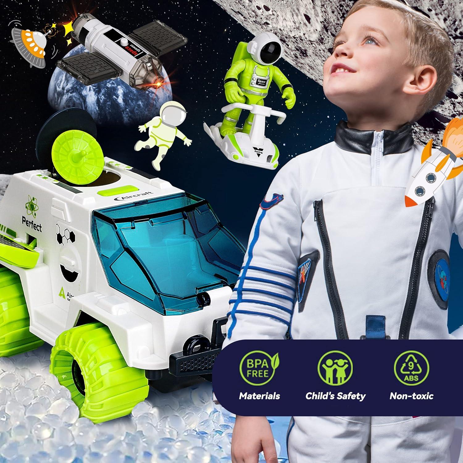 Juguete de cohete espacial TOY Life con astronautas y rover