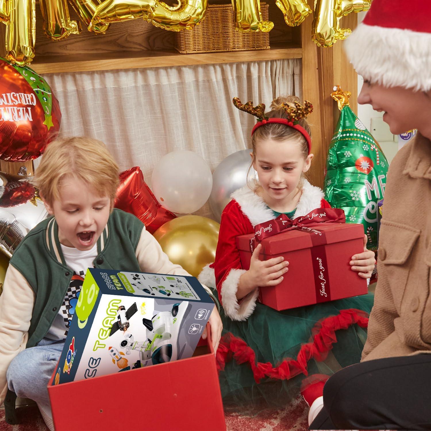 Juguete de cohete espacial TOY Life con astronautas y rover