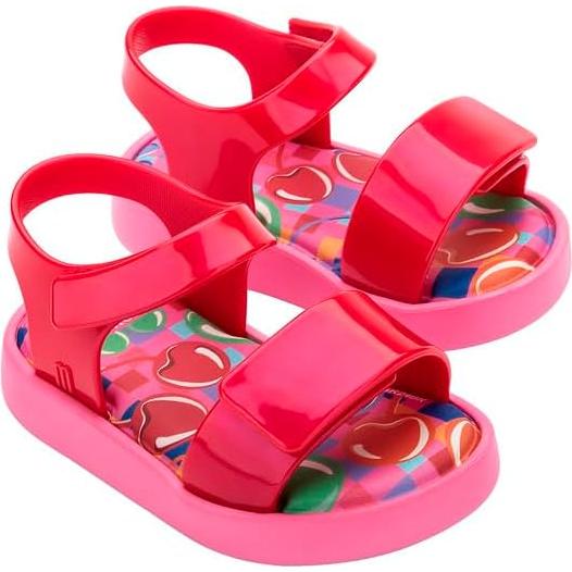 Sandalias Mini Melissa 32834 Rosa 20.32x12.27cm Velcro