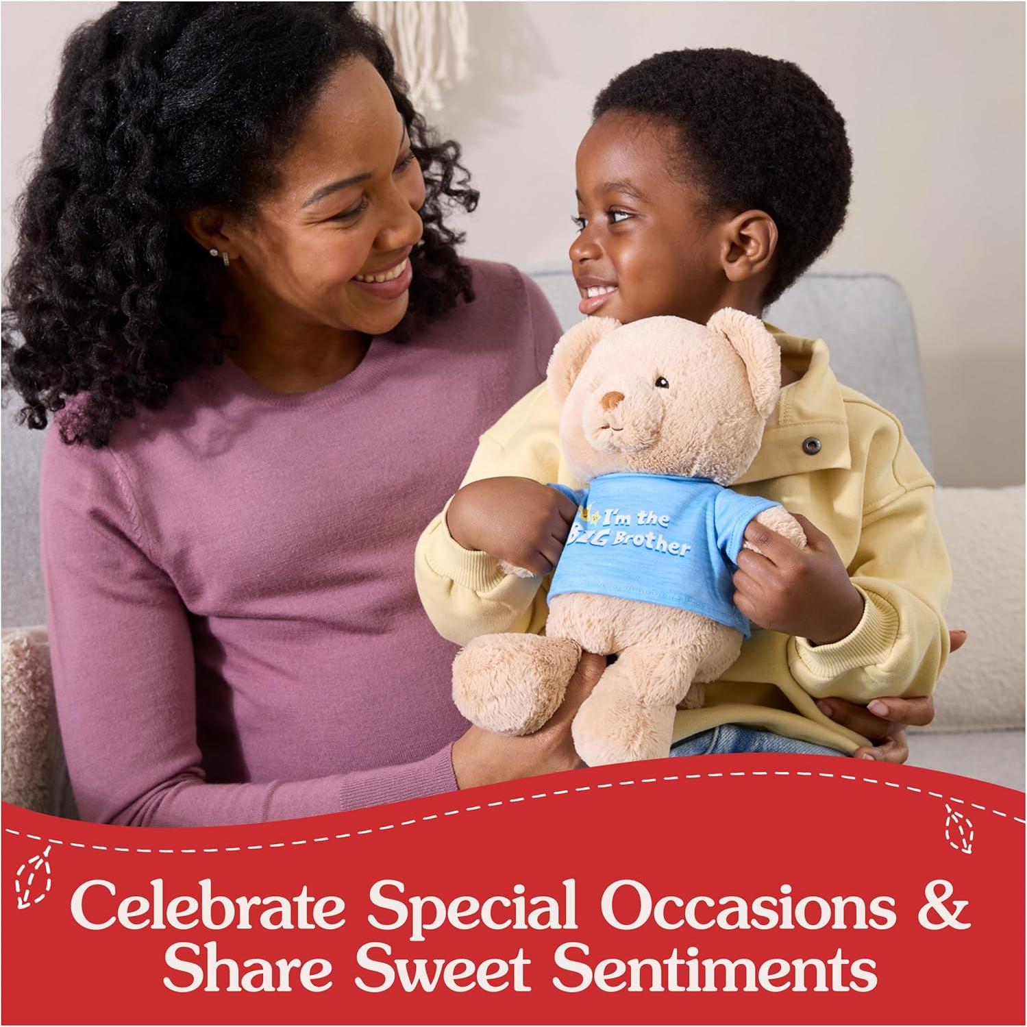 Oso de Peluche Mensajero GUND 30 cm 100% Reciclado Beige