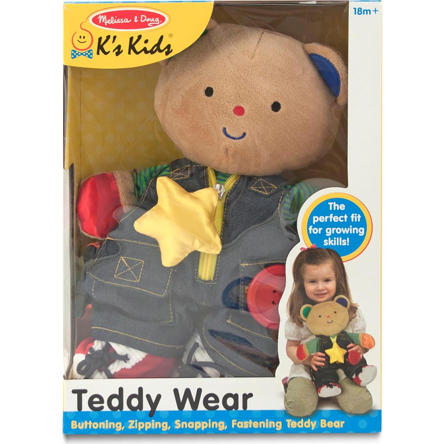 Osito de Peluche Teddy Wear Melissa & Doug - Juguete Educativo