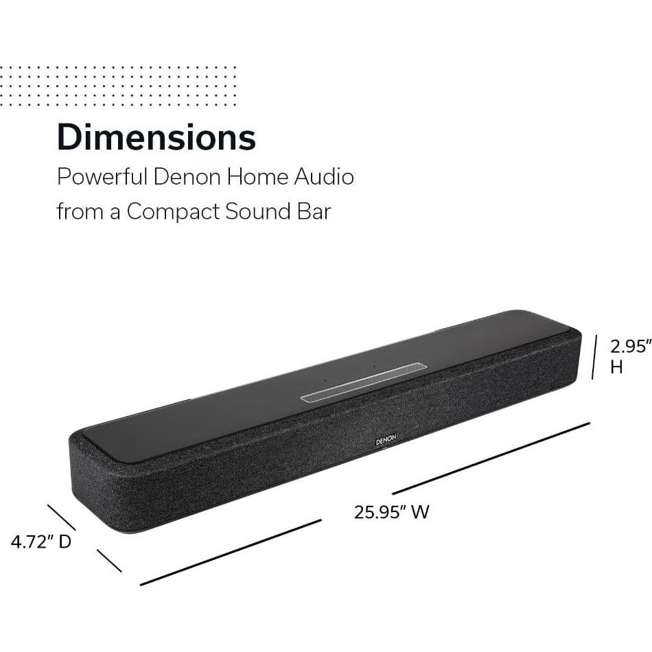 Barra de sonido Denon Home 550 3D Dolby Atmos Wi-Fi Bluetooth
