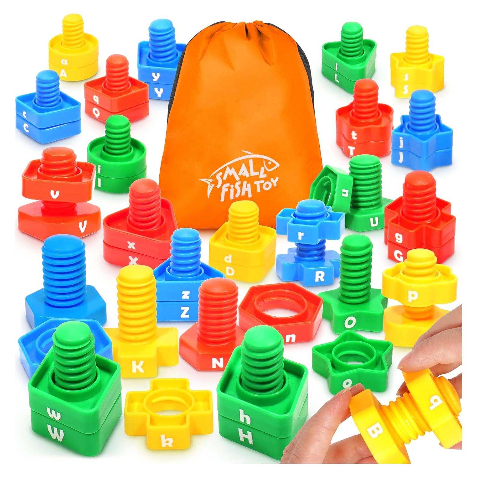 Juego de Emparejamiento de Letras PEZ PEQUEÑO 52 Piezas