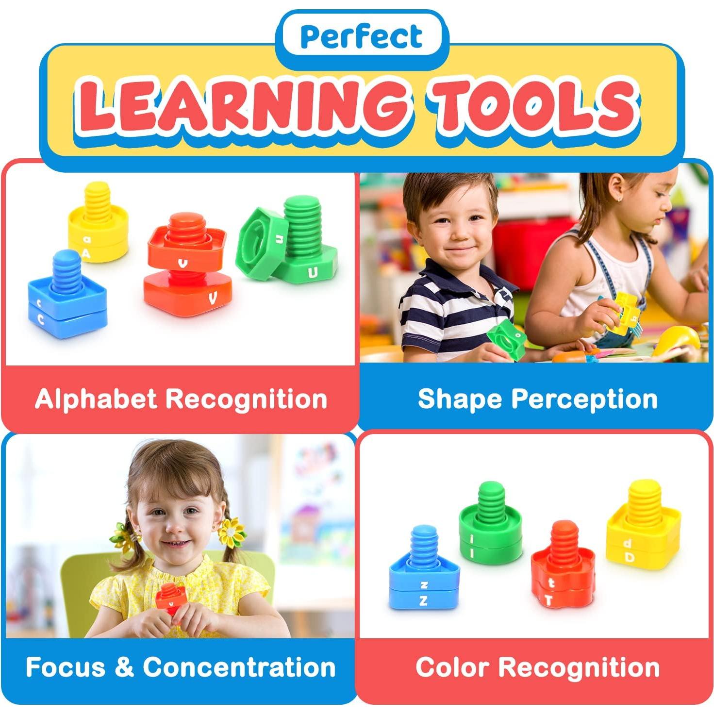 Juego de Emparejamiento de Letras PEZ PEQUEÑO 52 Piezas