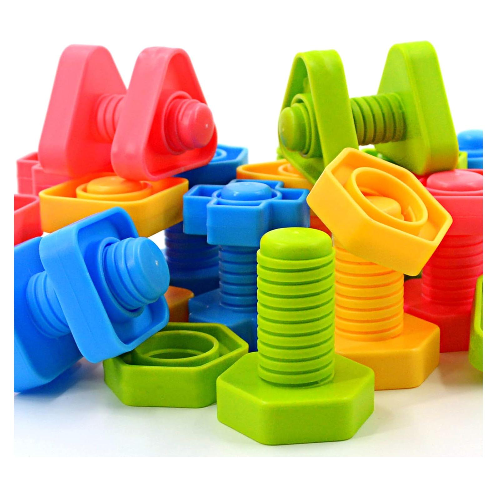 Juguetes de Formas y Tornillos TOMYOU - 32 Piezas STEM