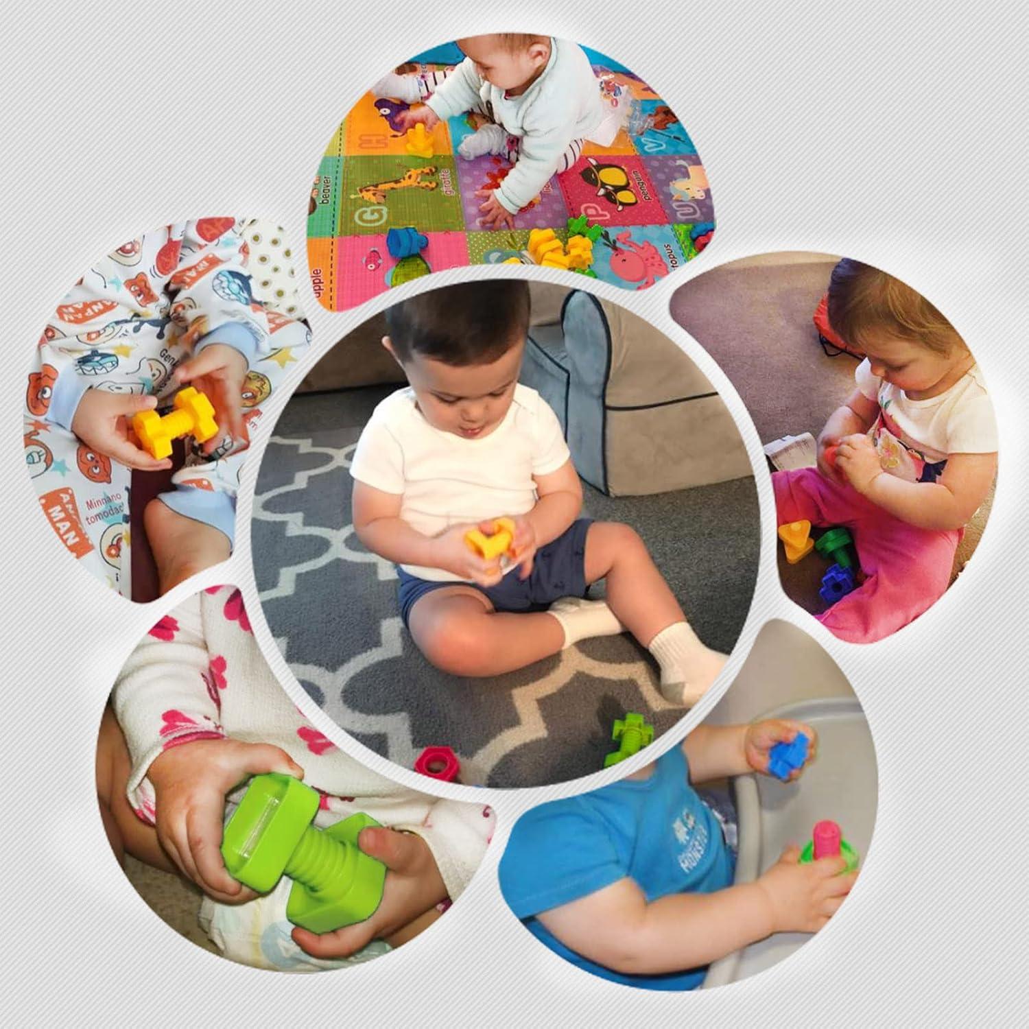 Juguetes de Formas y Tornillos TOMYOU - 32 Piezas STEM