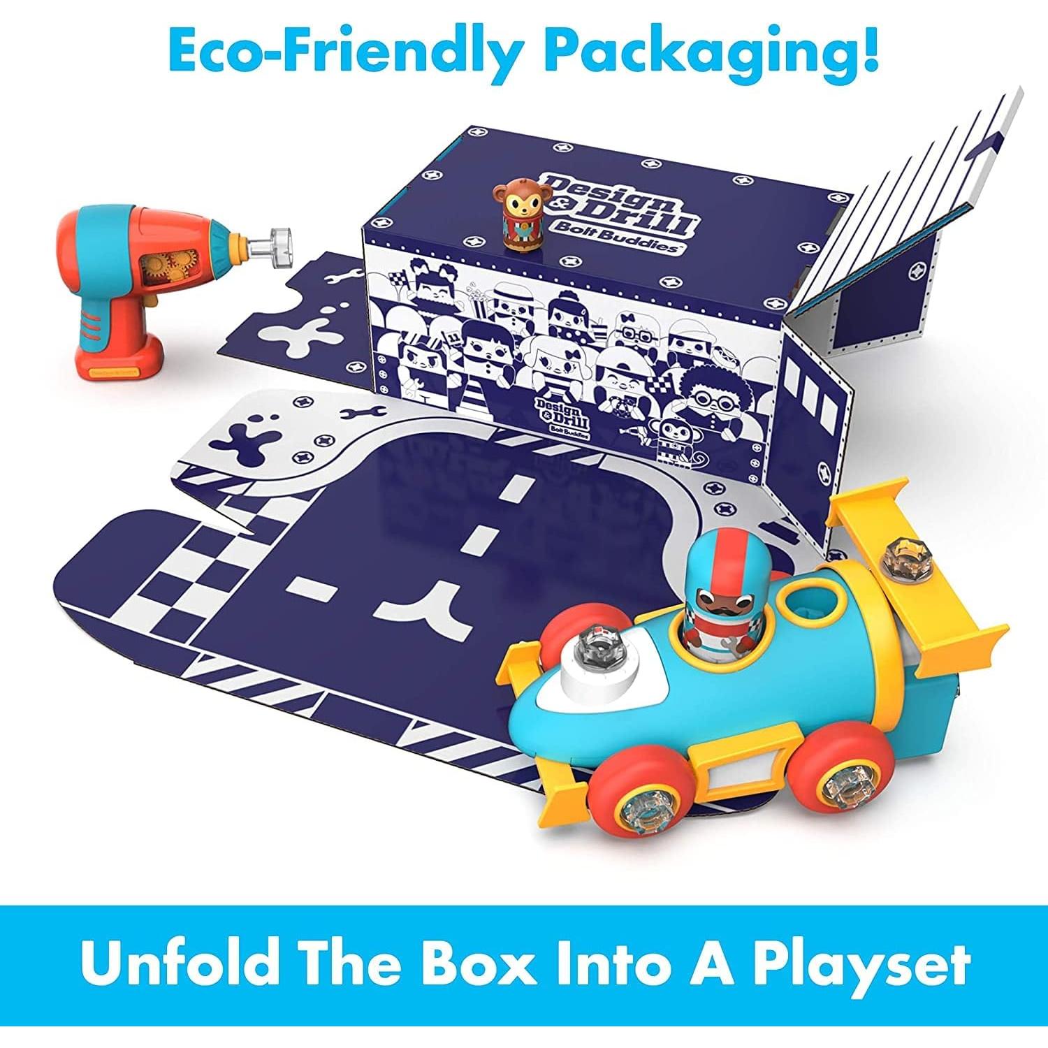 Carro de Carreras Bolt Buddies Educational Insights - Set STEM 3+