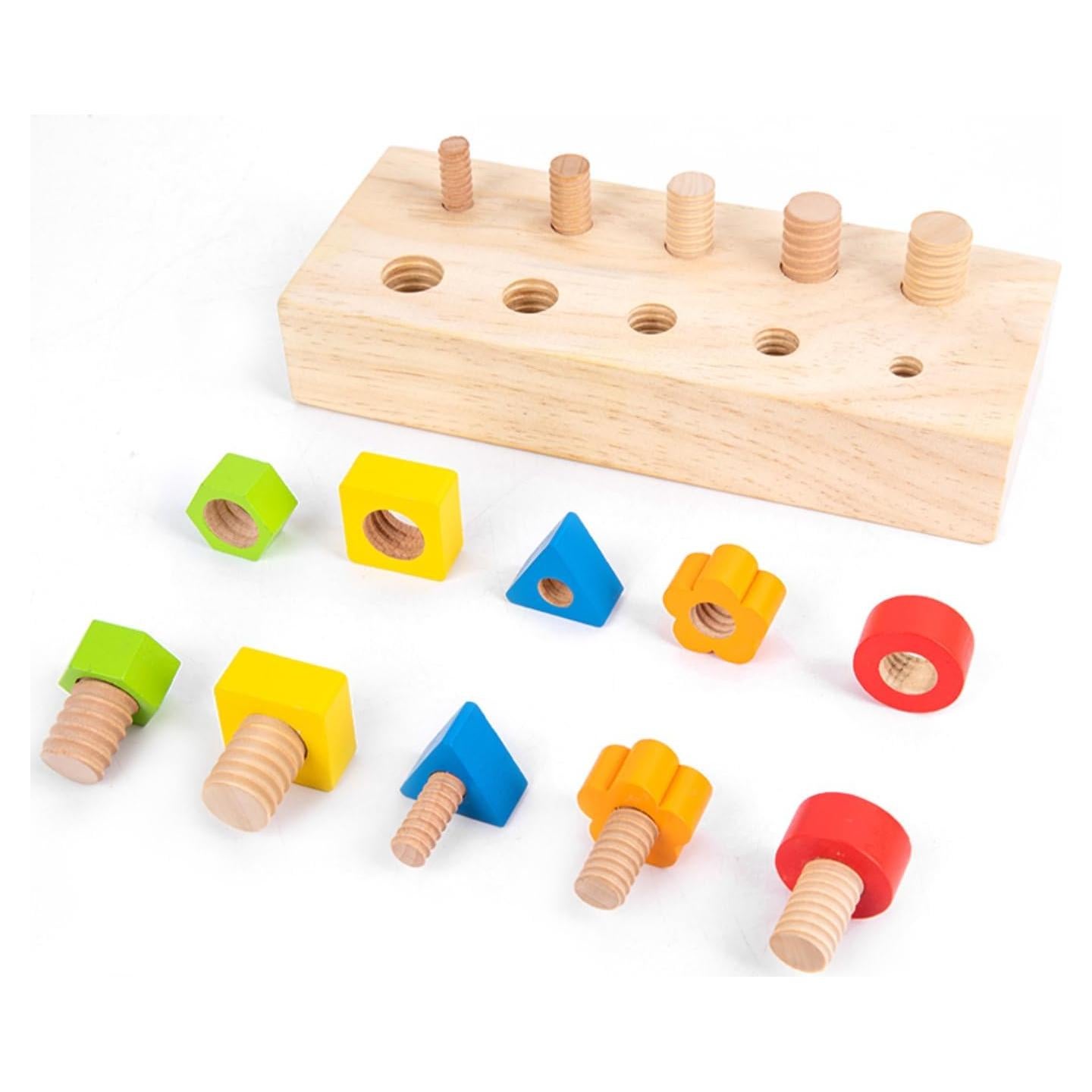 Juguete Educativo de Madera Gudong para Niños 22x9cm