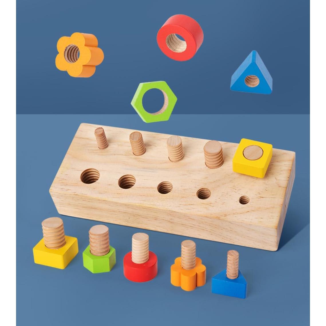 Juguete Educativo de Madera Gudong para Niños 22x9cm