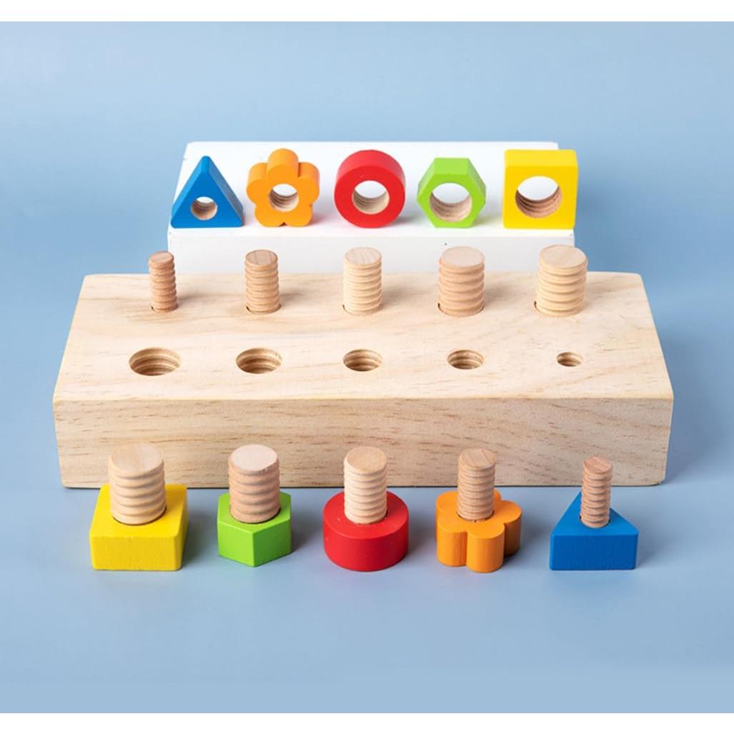 Juguete Educativo de Madera Gudong para Niños 22x9cm