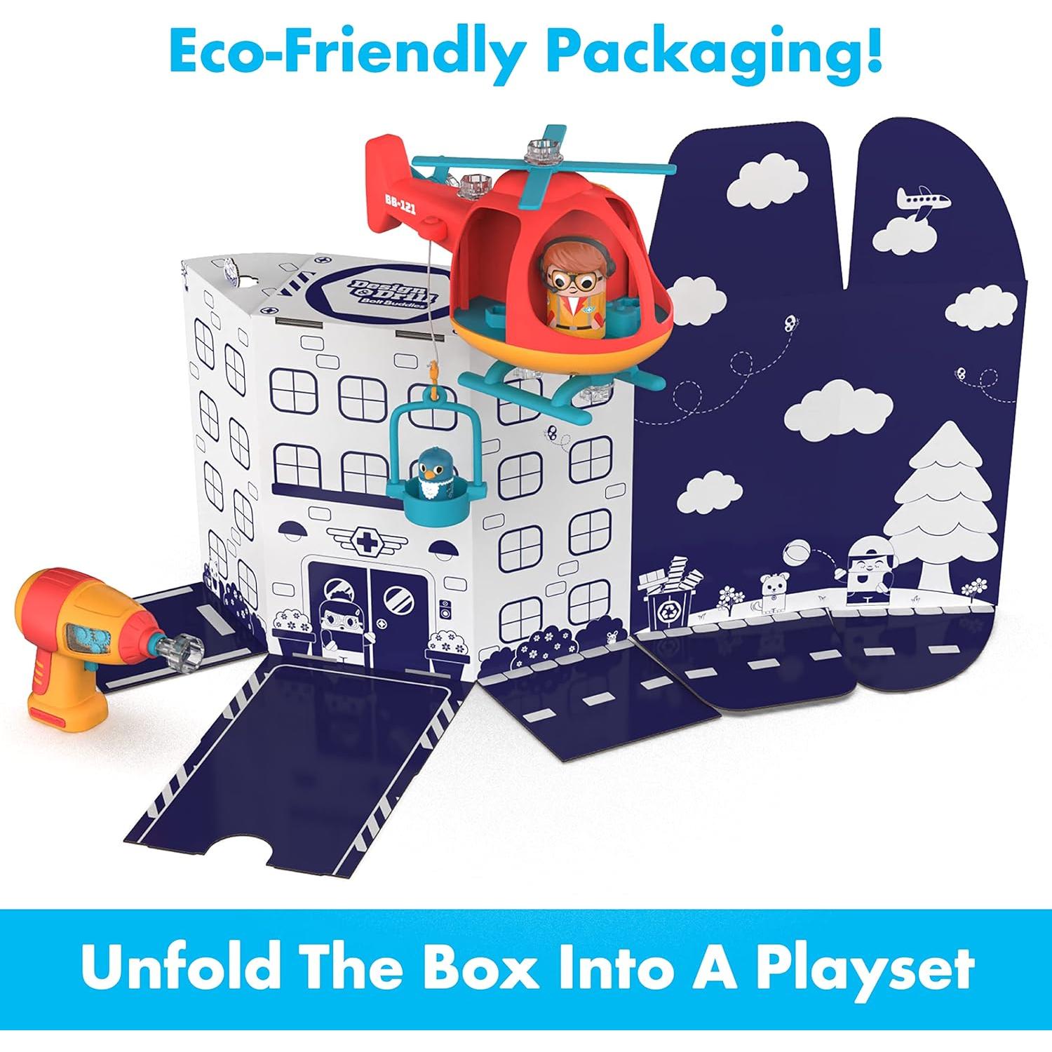 Juguete Helicóptero Desmontable Educational Insights con Taladro