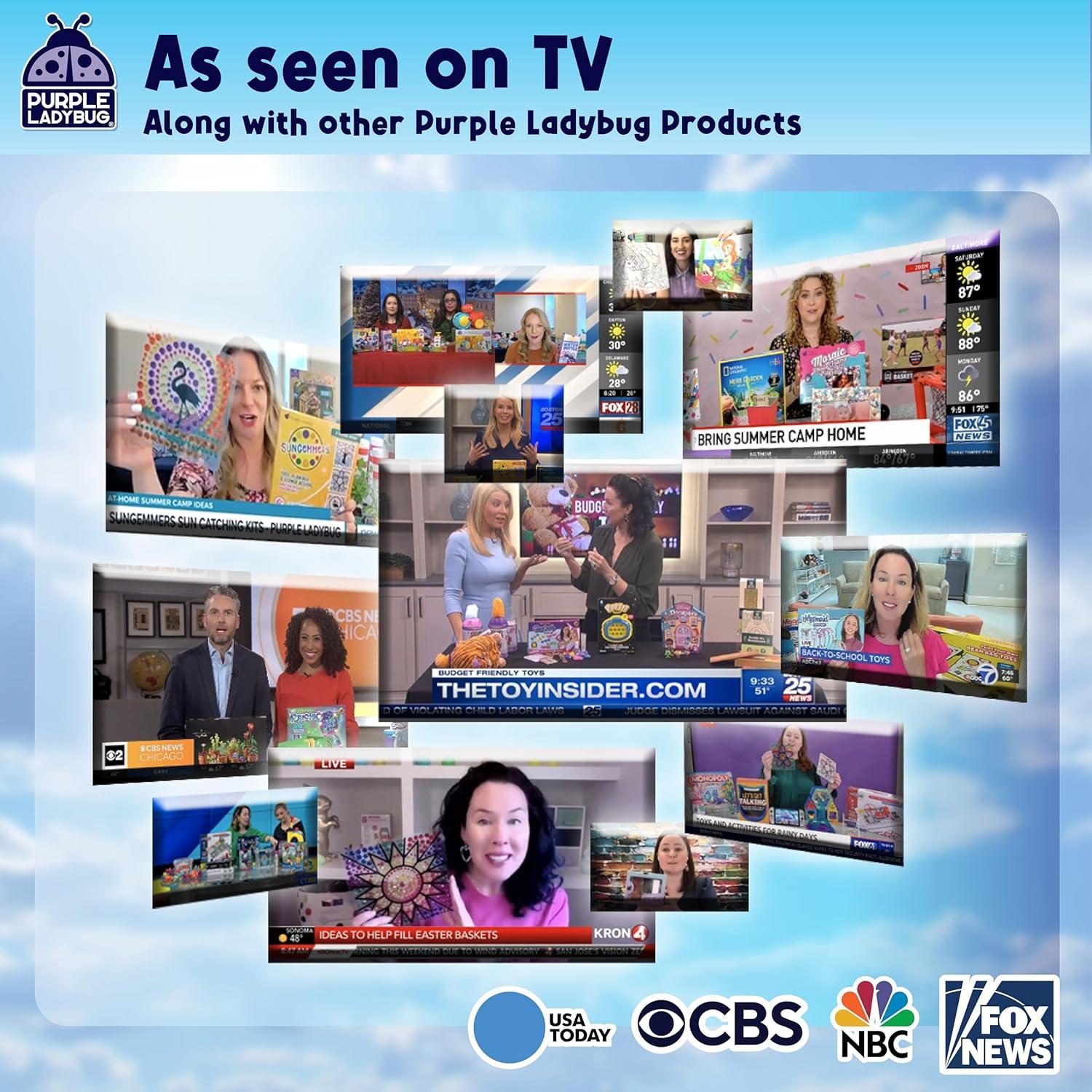 Palitos de Cera Flexibles GUSANO MORADO - 300 Piezas, 15 Colores