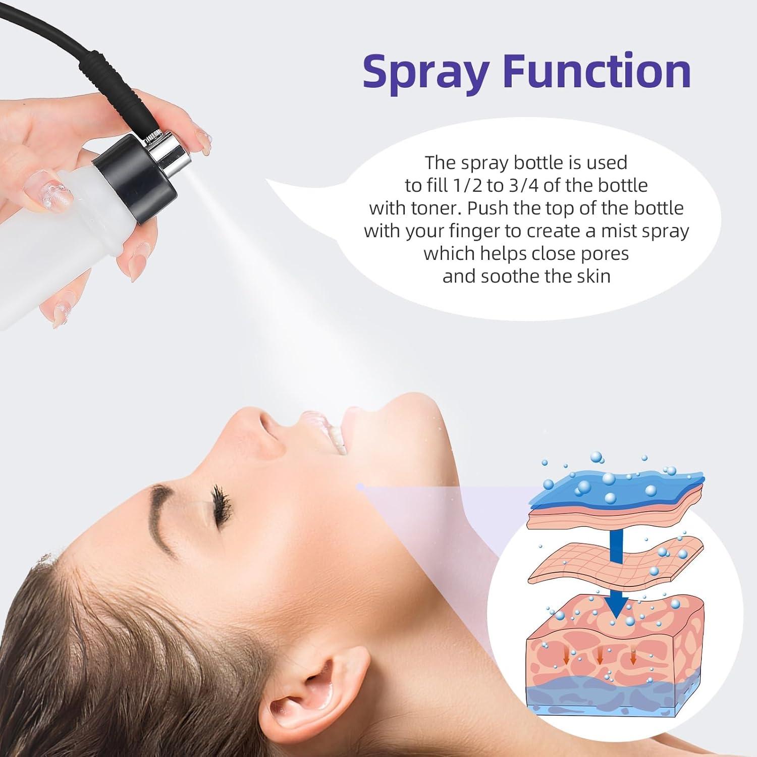 Máquina de Microdermoabrasión Diamante IeBilif 3 en 1 con Vacío