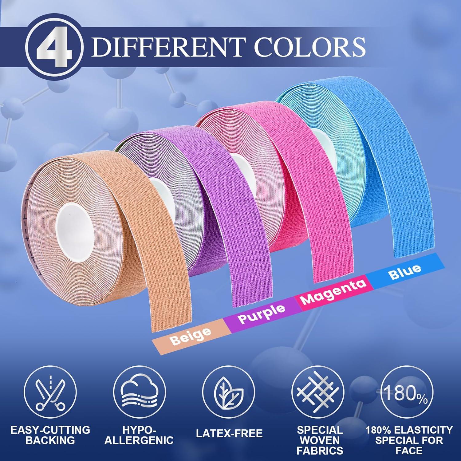 Cinta Facial Antienvejecimiento TEAWOO - 4 Colores, 11x8.3cm