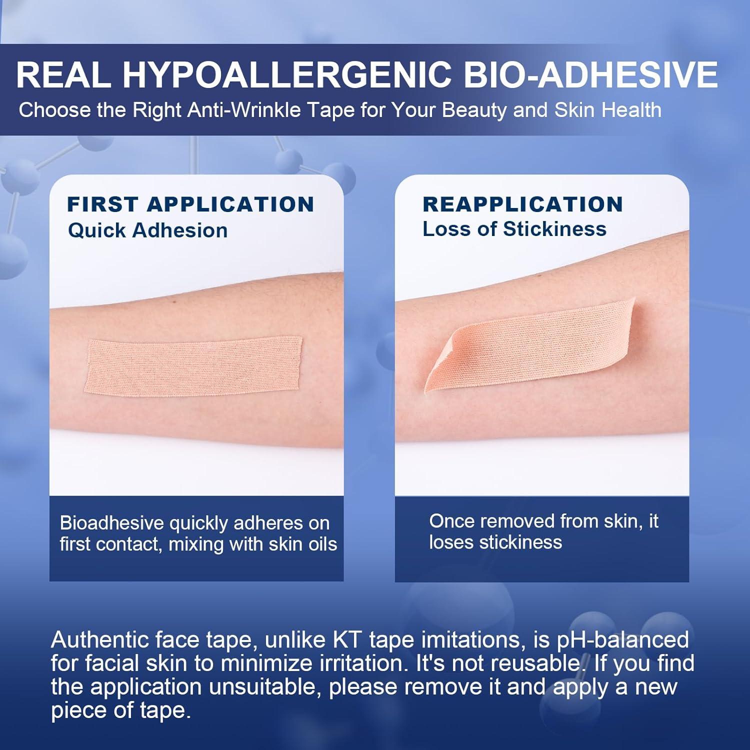 Cinta Facial Antienvejecimiento TEAWOO - 4 Colores, 11x8.3cm