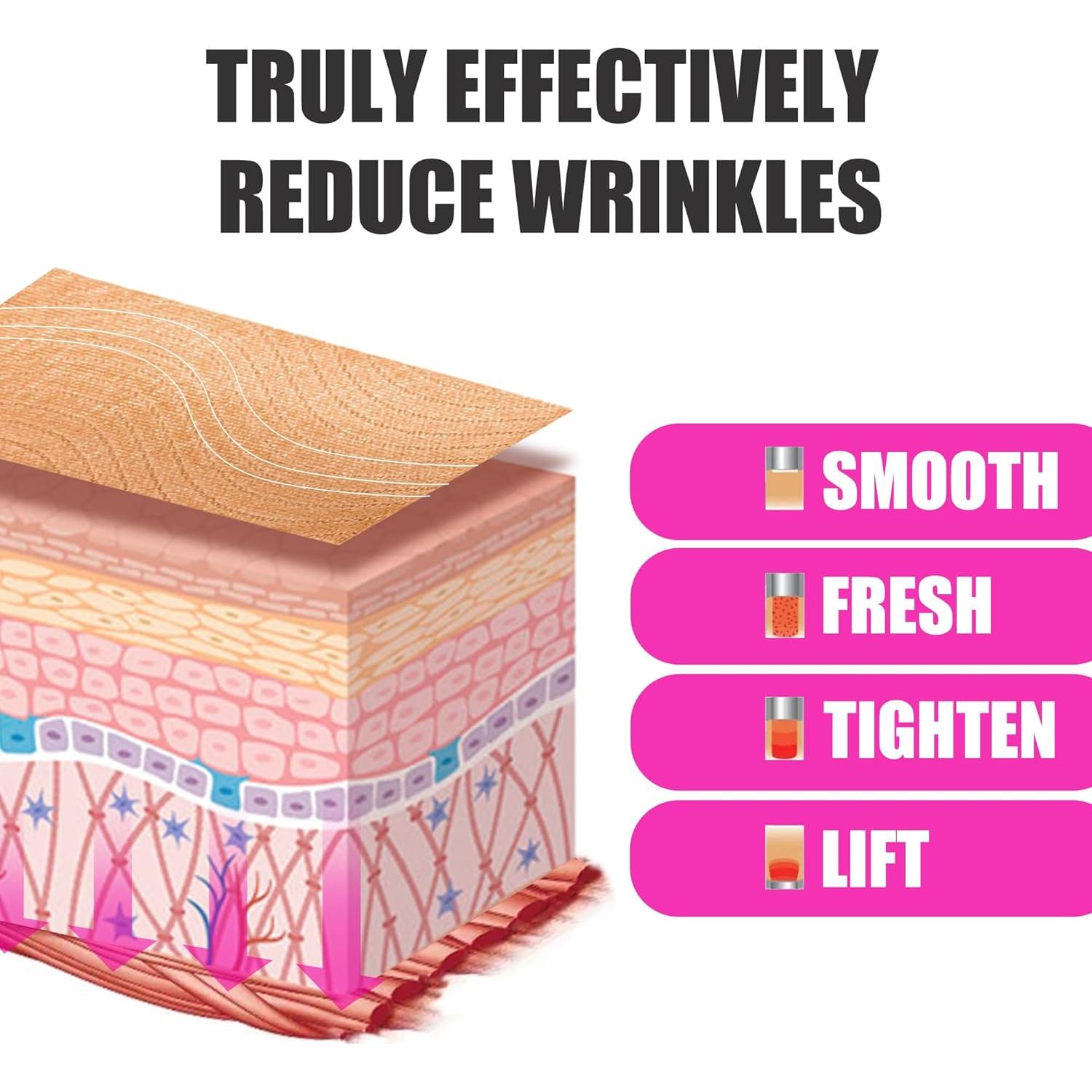 Parches Antiarrugas Akissos 80 PCS Cinta Facial Hipoalergénica