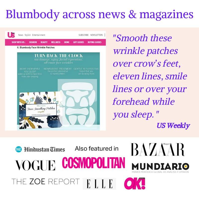 Parches Faciales Antienvejecimiento Blumbody - 160 Parches