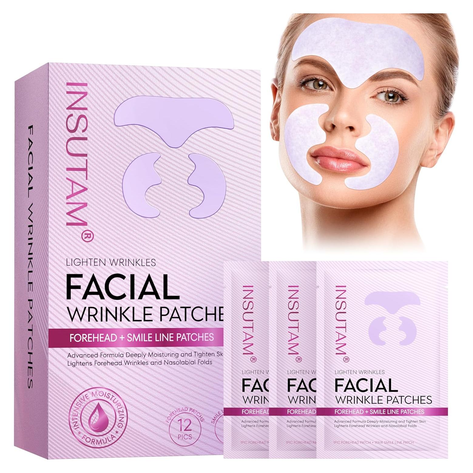 Parche Antiarrugas Nocturno Insutam para Mujeres - 16.5x10.4 cm