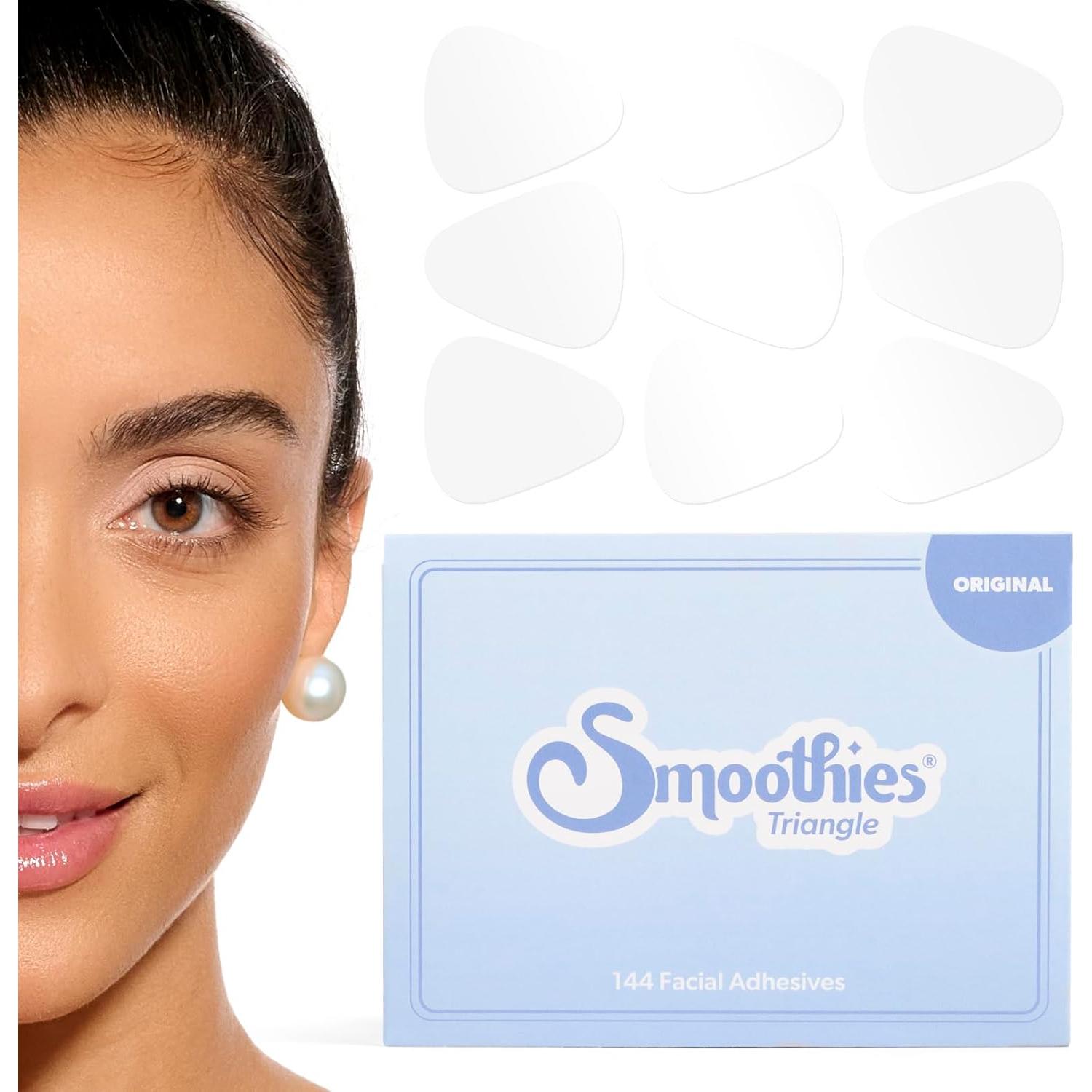 Parches Faciales Smoothies Triangulares para Arrugas - 144 Unidades