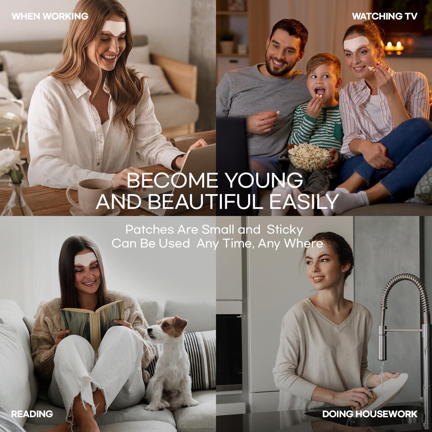 Parches Antiarrugas Insutam para Frente y Líneas de Sonrisa - 12 Piezas