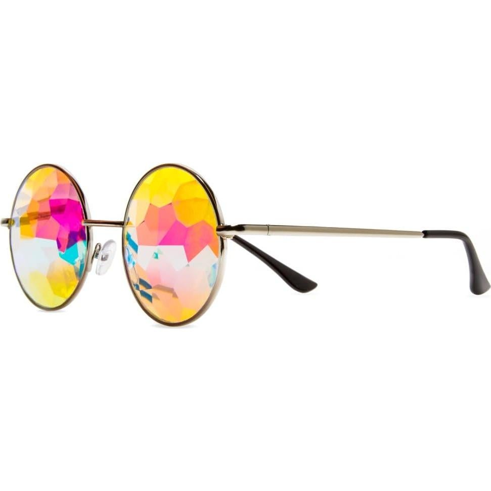 Gafas de Caleidoscopio GloFX Imagine - Marco Metal - Efecto Arcoíris