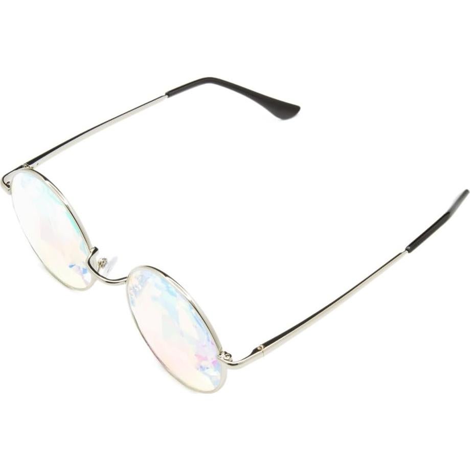Gafas de Caleidoscopio GloFX Imagine - Marco Metal - Efecto Arcoíris