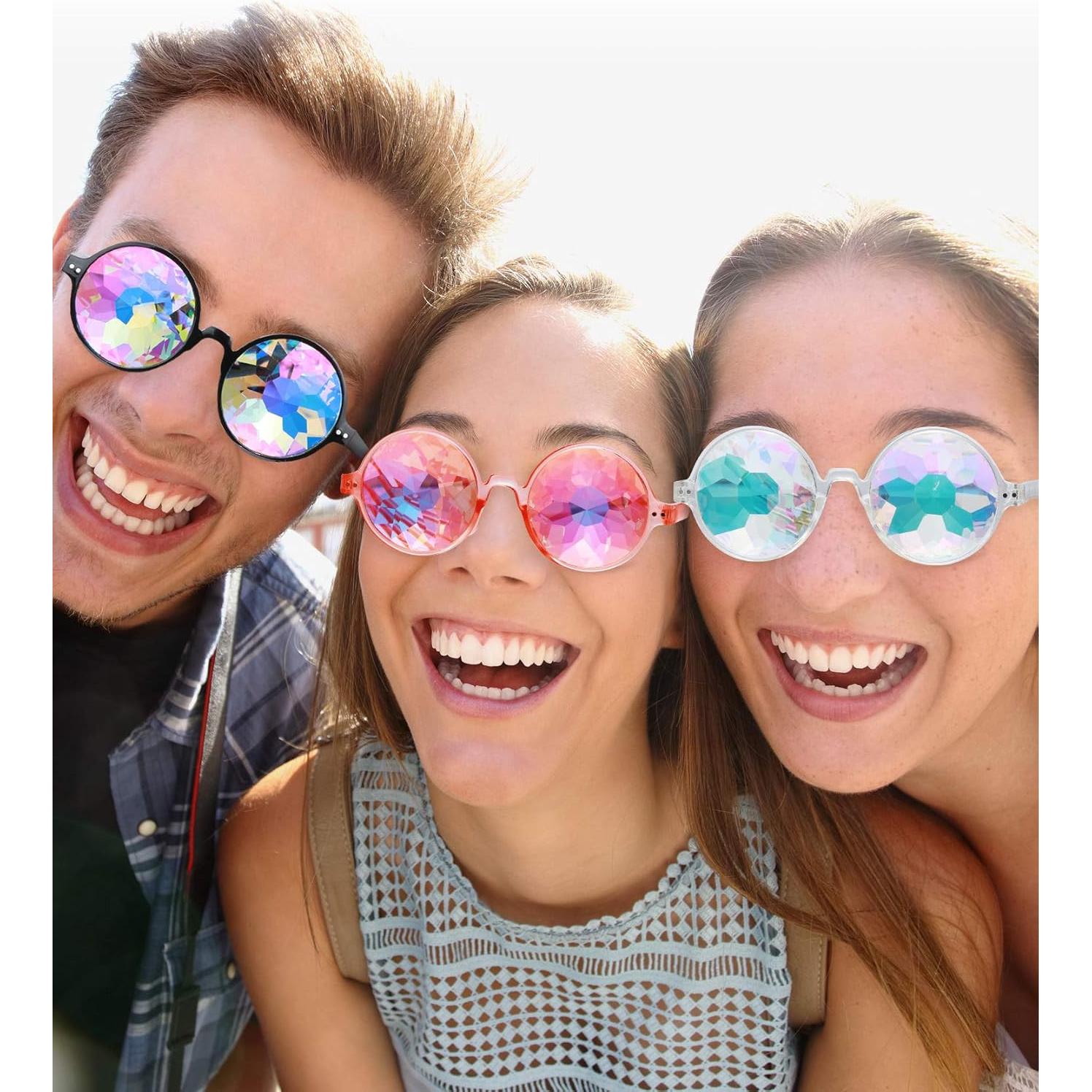 Gafas de Sol Kaleidoscopio Arcoíris Yaomiao - Efecto Prismático