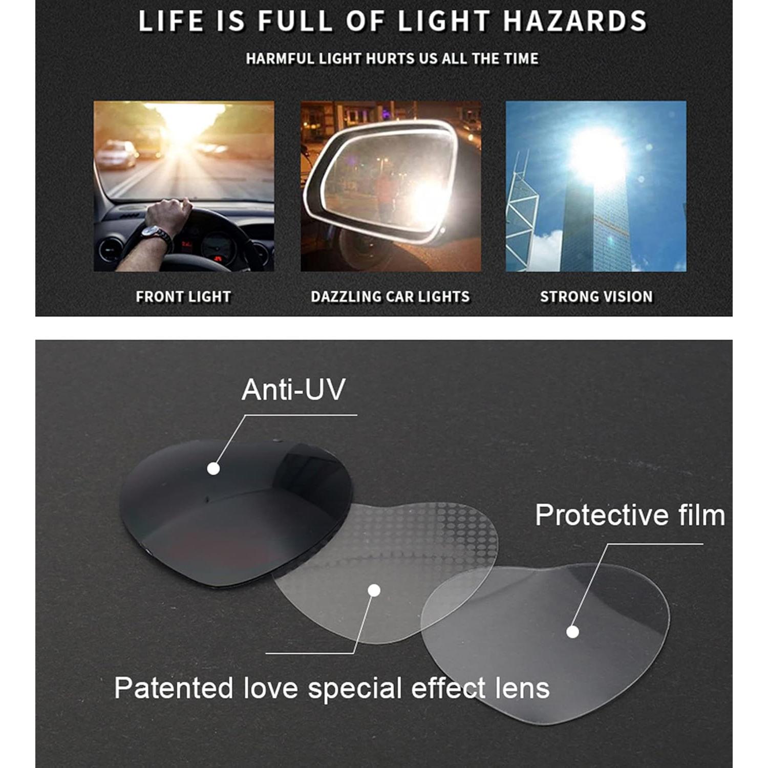 Gafas de Difracción Efecto Corazón para Fiesta - Regalo Amor