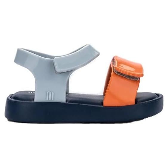 Sandalias Mini Melissa Jump para Bebés 20cm Azul/Naranja