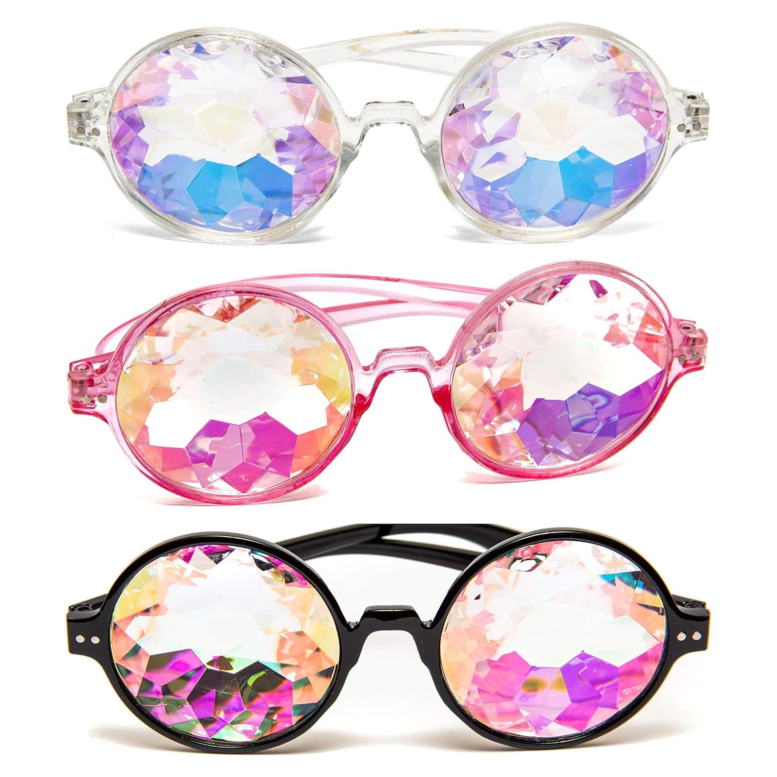 Gafas Kaleidoscópicas SoJourner Bags - 3 Pack Psicodélicas