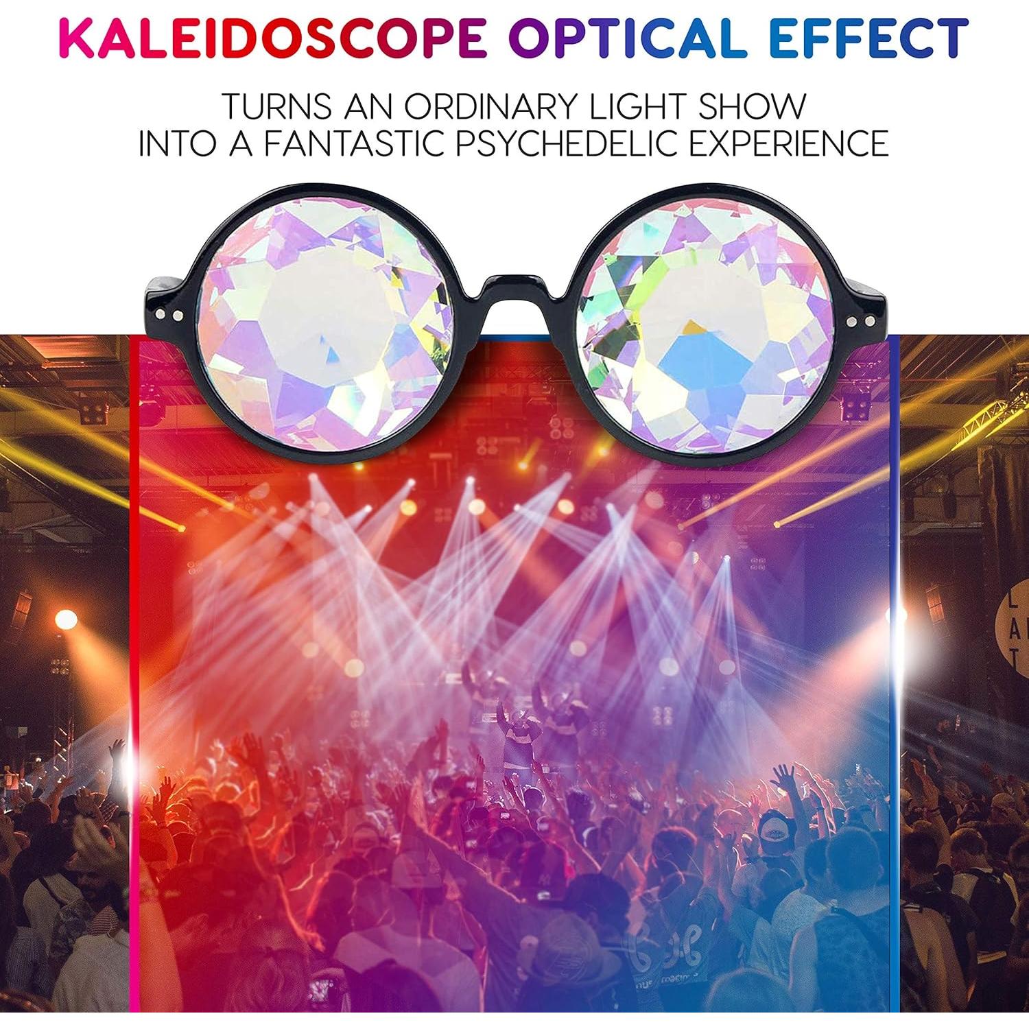 Gafas Kaleidoscópicas SoJourner Bags - 3 Pack Psicodélicas