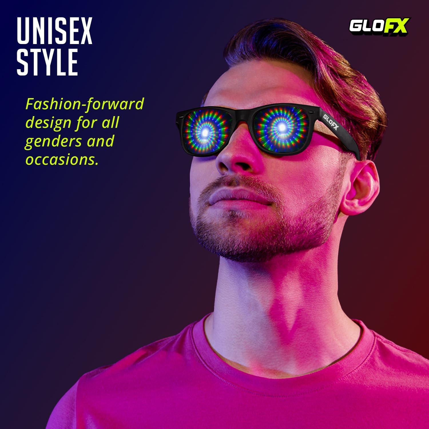 Gafas de Difracción GloFX Snap-On con Lentes Intercambiables