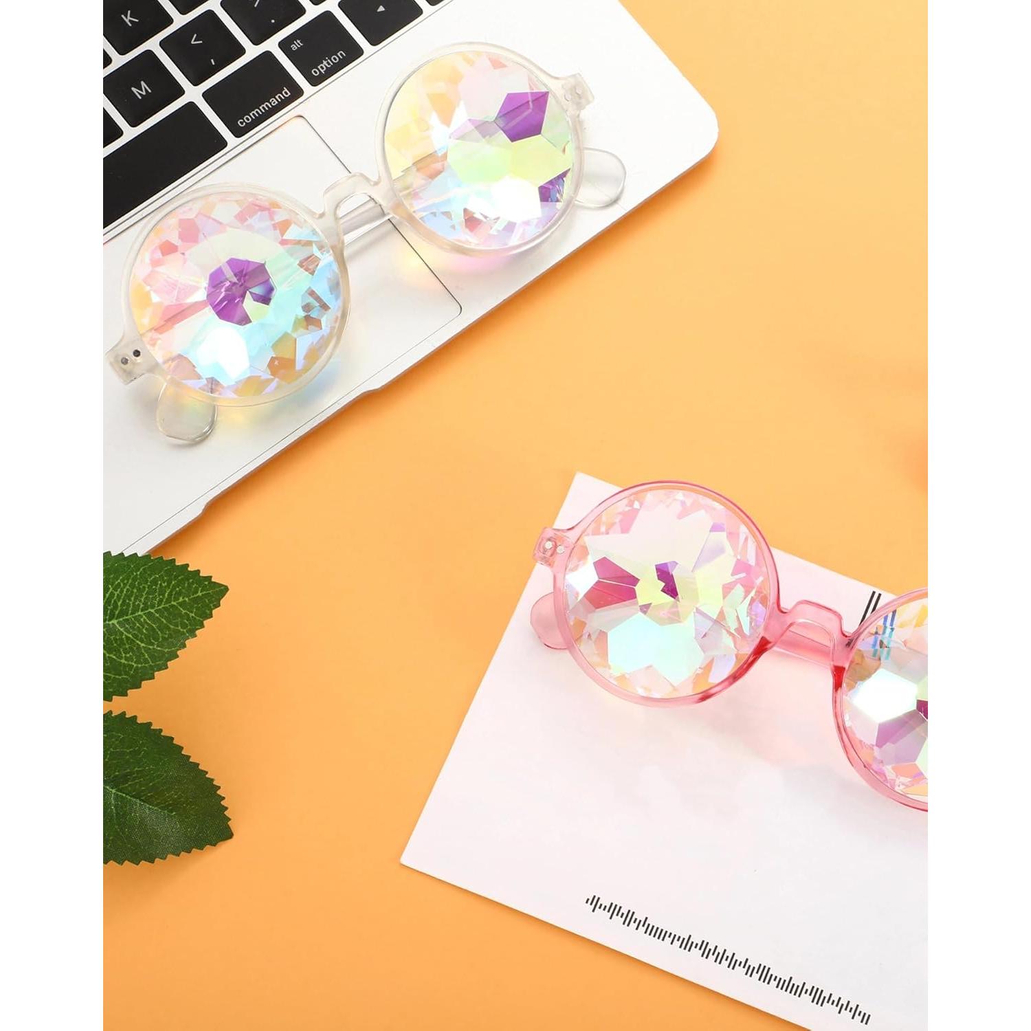 Gafas de Sol Kaleidoscopio Frienda - 12 Pares Psicodélicas