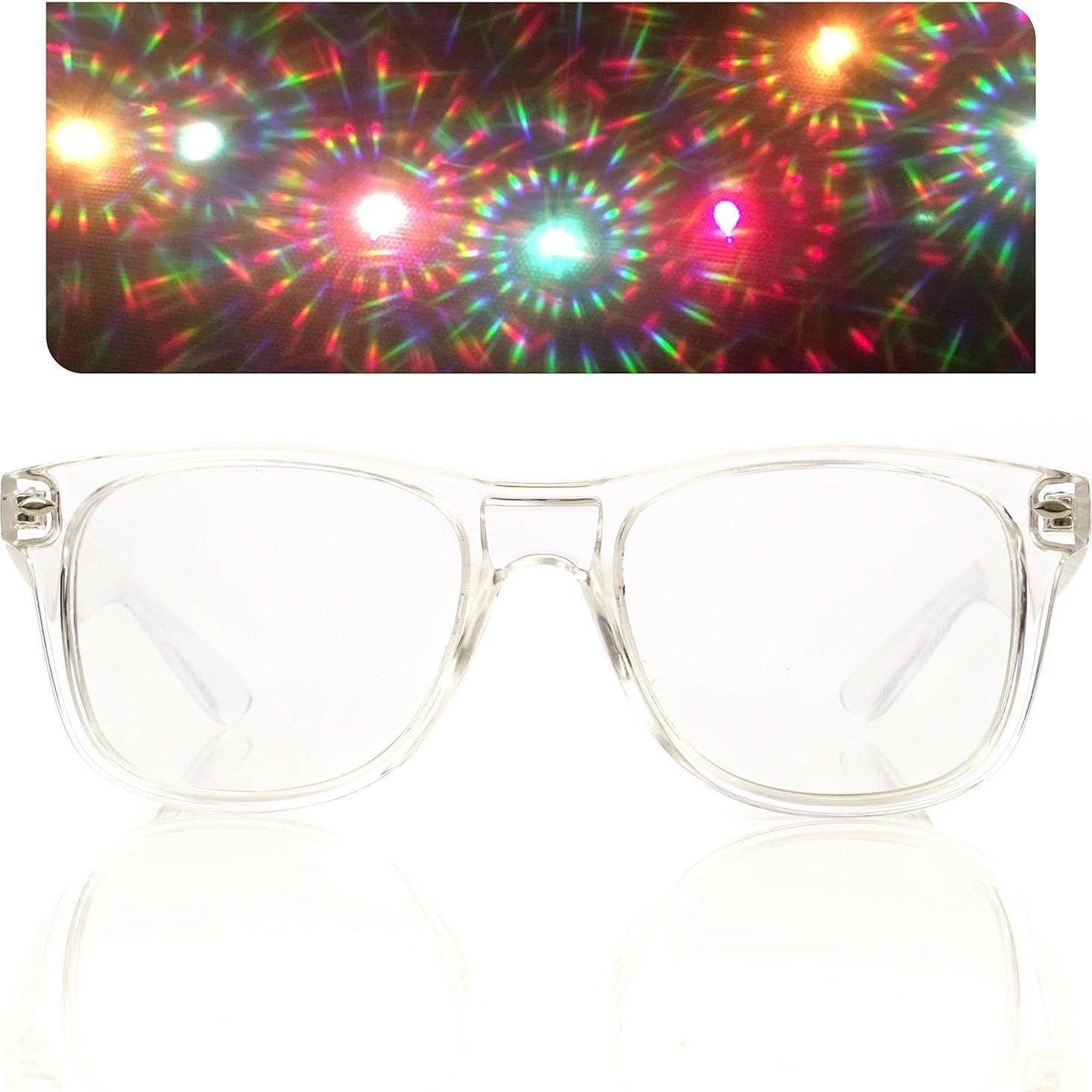 Gafas de Difracción Espiral PLUR VISION - Unisex Adulto