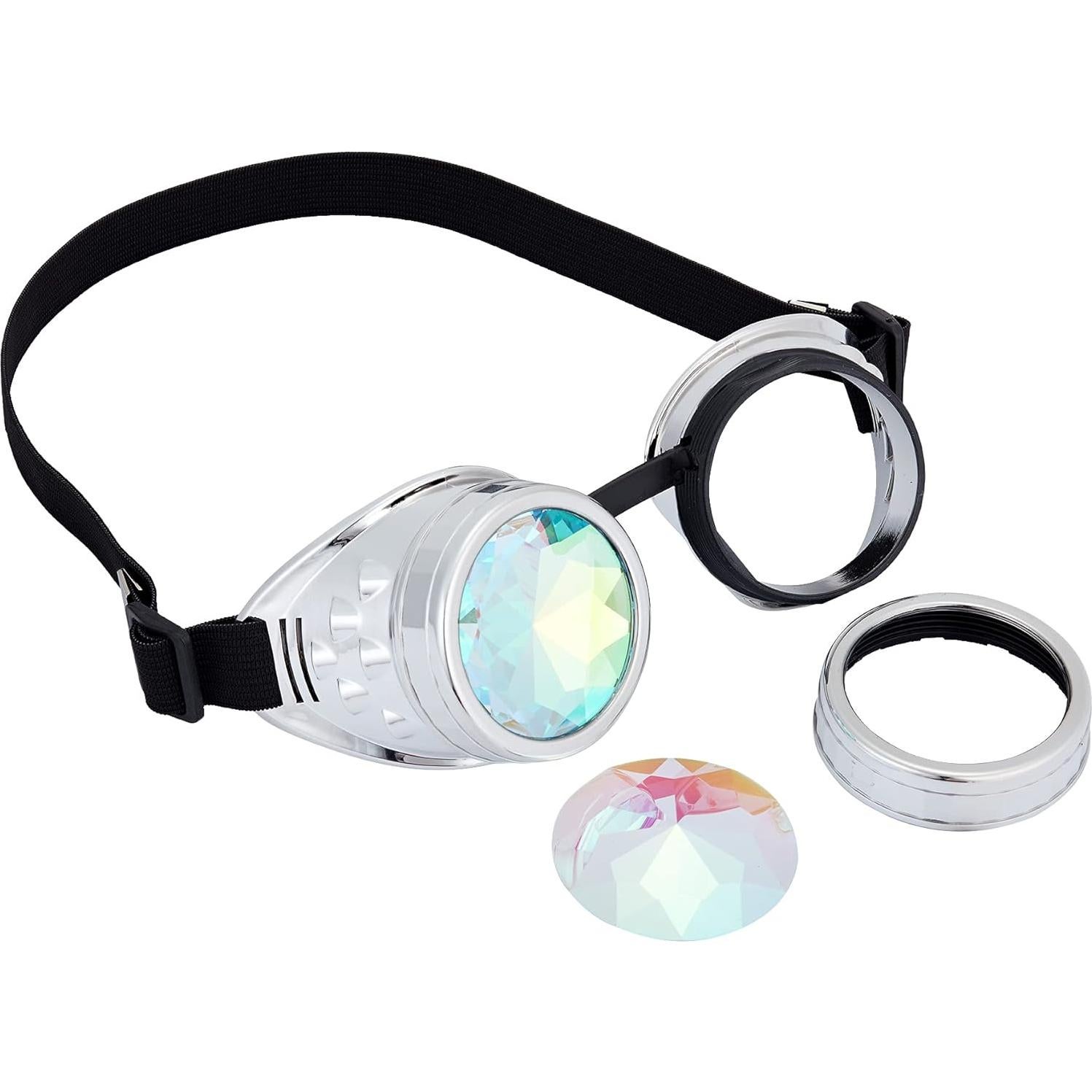 Gafas de Caleidoscopio Steampunk OMGREAT - Lente Arcoíris