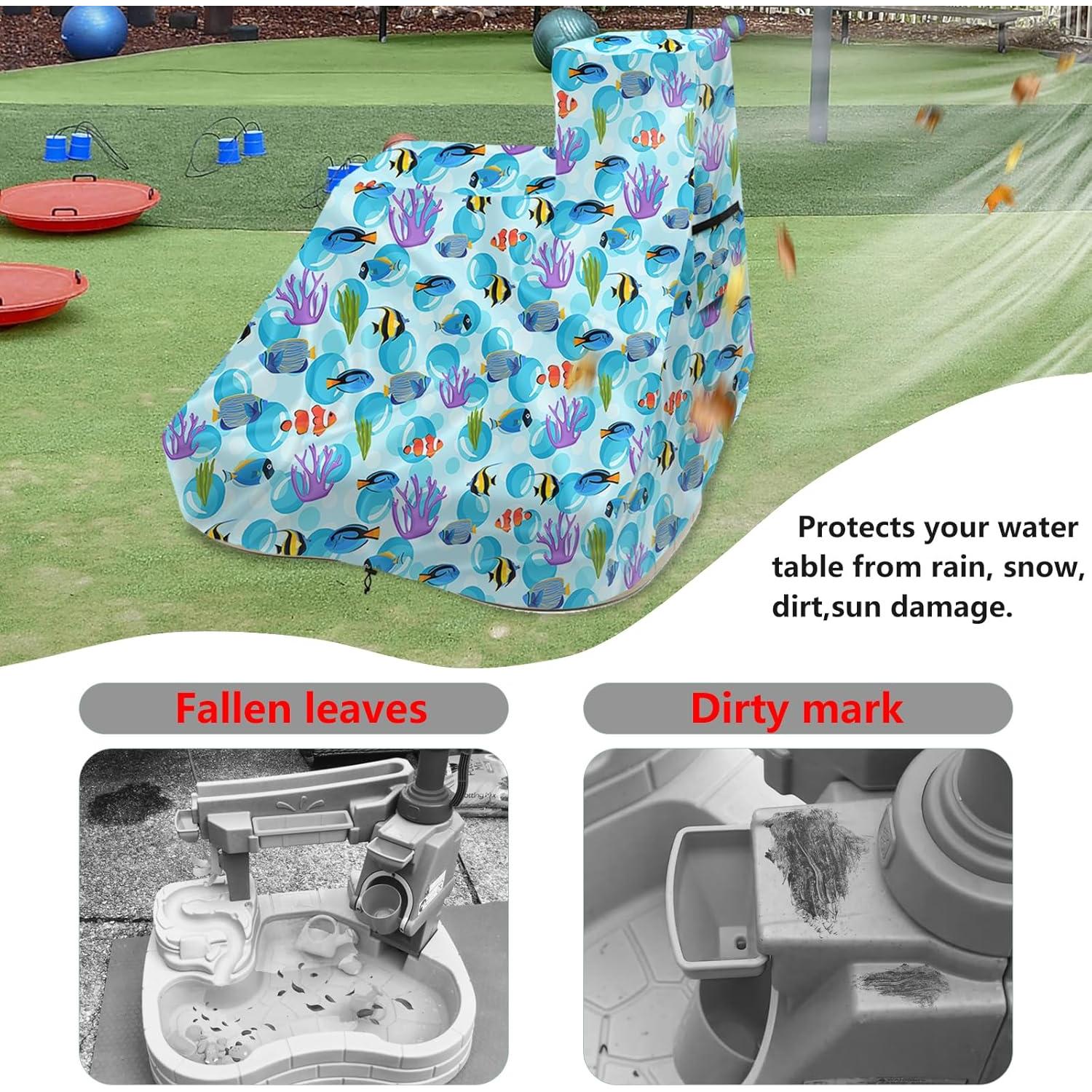 Cubierta de Mesa de Agua Sobana 76x102 cm Anti-UV Mundo Oceánico