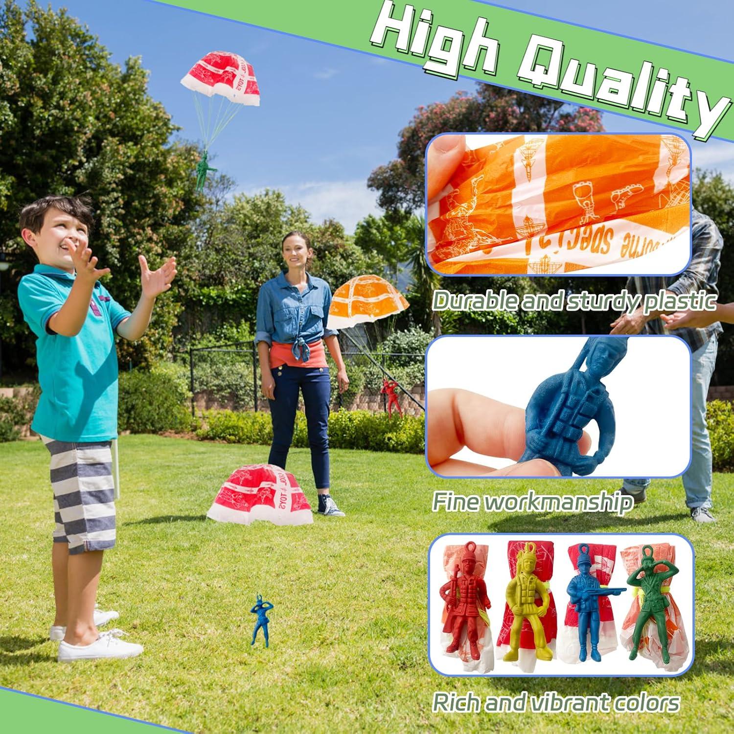 Juguetes Paracaídas OJYUDD 50 Pcs para Niños - Voladores