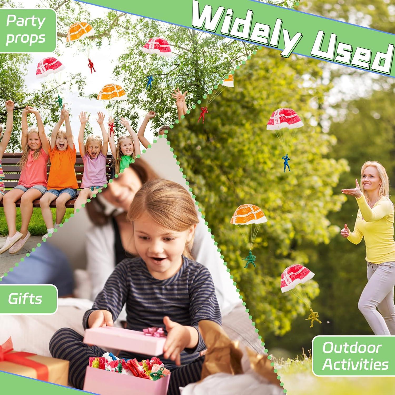 Juguetes Paracaídas OJYUDD 50 Pcs para Niños - Voladores