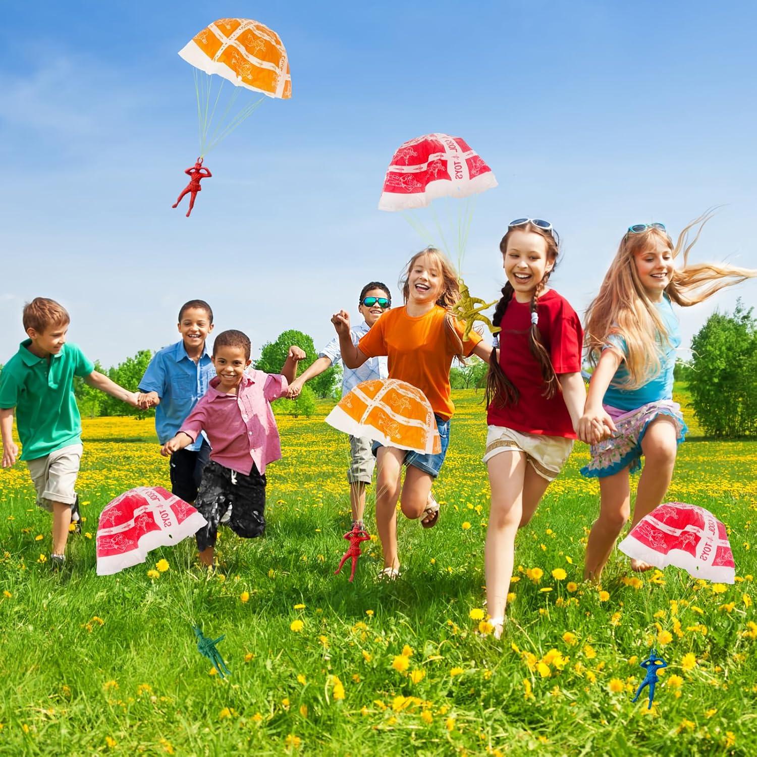 Juguetes Paracaídas OJYUDD 50 Pcs para Niños - Voladores