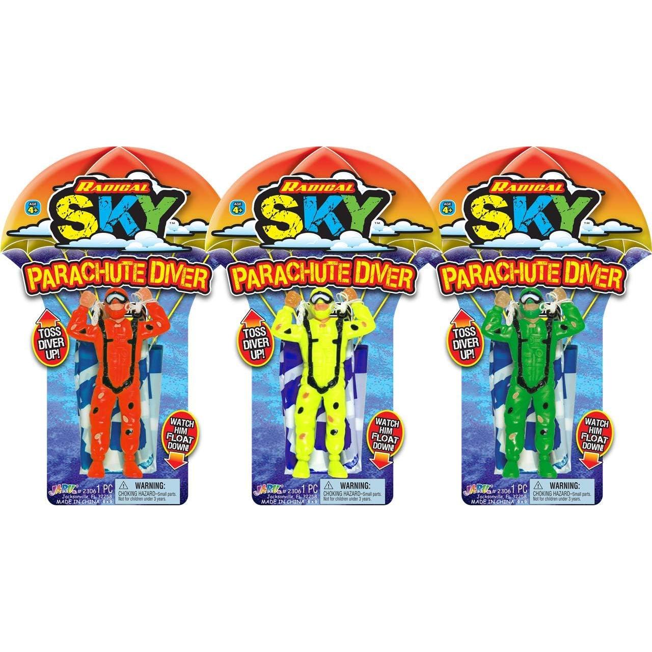 JA-RU Paracaidistas de Acción para Niños - 1 Paquete Variado